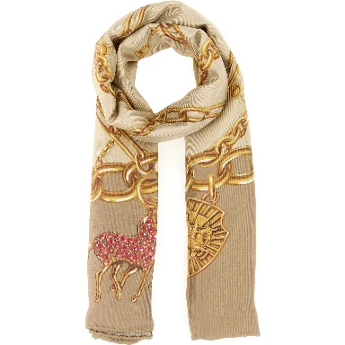 A:SS CHECK CHARM SILK SQU:149922:C5055