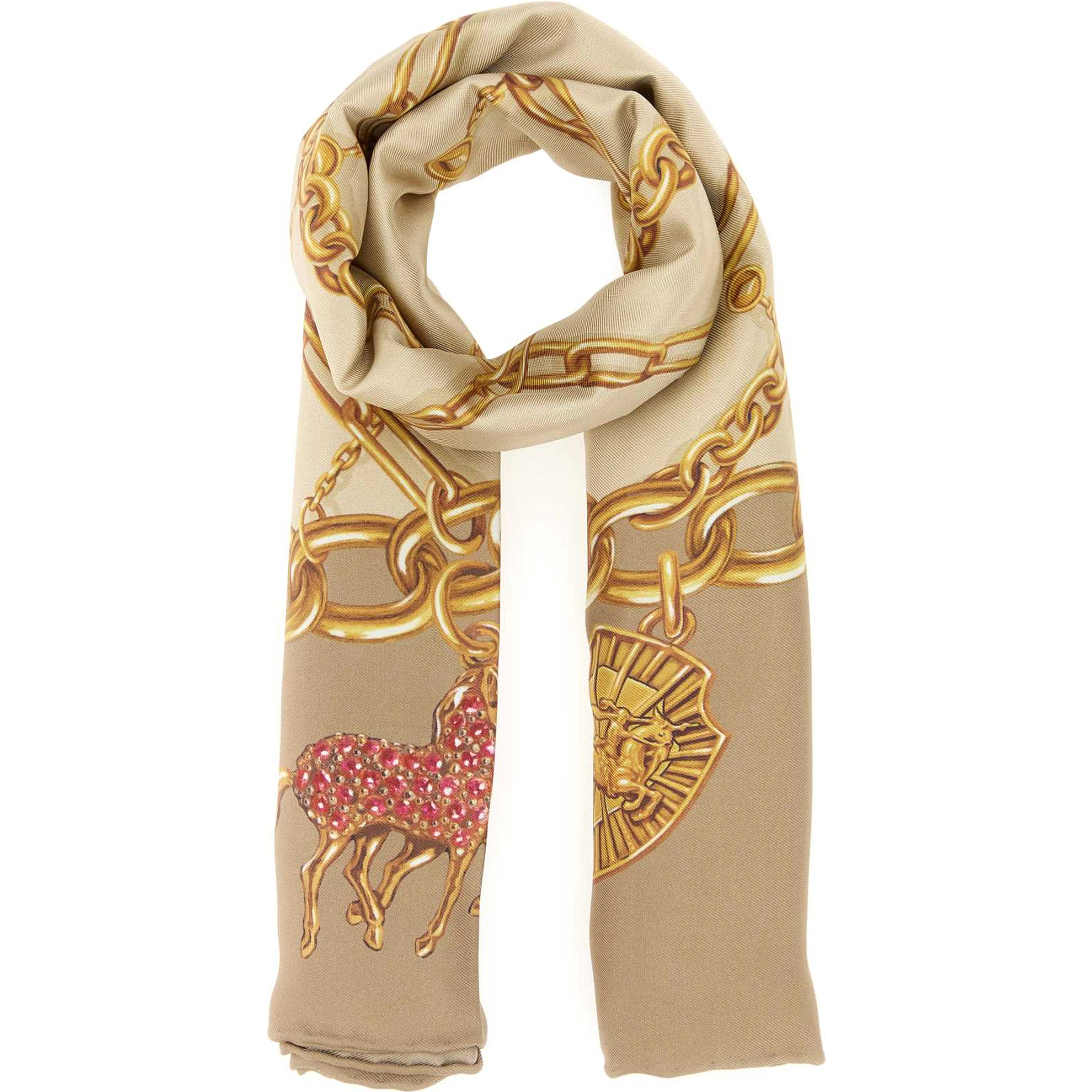 A:SS CHECK CHARM SILK SQU:149922:C5055