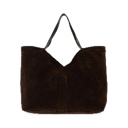 YSL BV Y LARGE TOTE LIGHT SUED