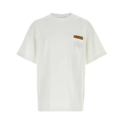 T-SHIRT TASCHINO CON DETTAGLIO PELLE