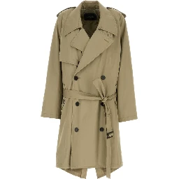 Draped Neck Trench