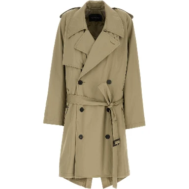 Draped Neck Trench