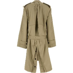 Draped Neck Trench