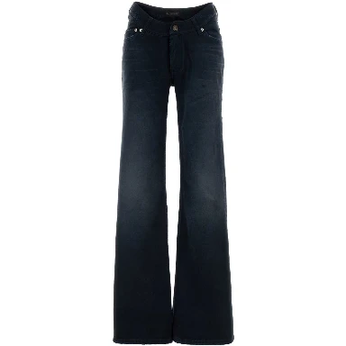 CURVED WAIST PANTS