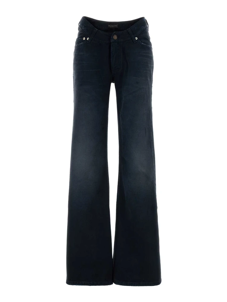 CURVED WAIST PANTS