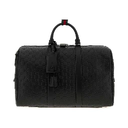 DUFFLE WITH SHOULDER, ADDRESS AND KEYS TAG, PADLOC