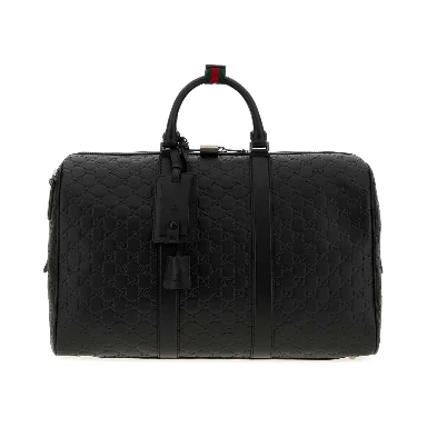 DUFFLE WITH SHOULDER, ADDRESS AND KEYS TAG, PADLOC