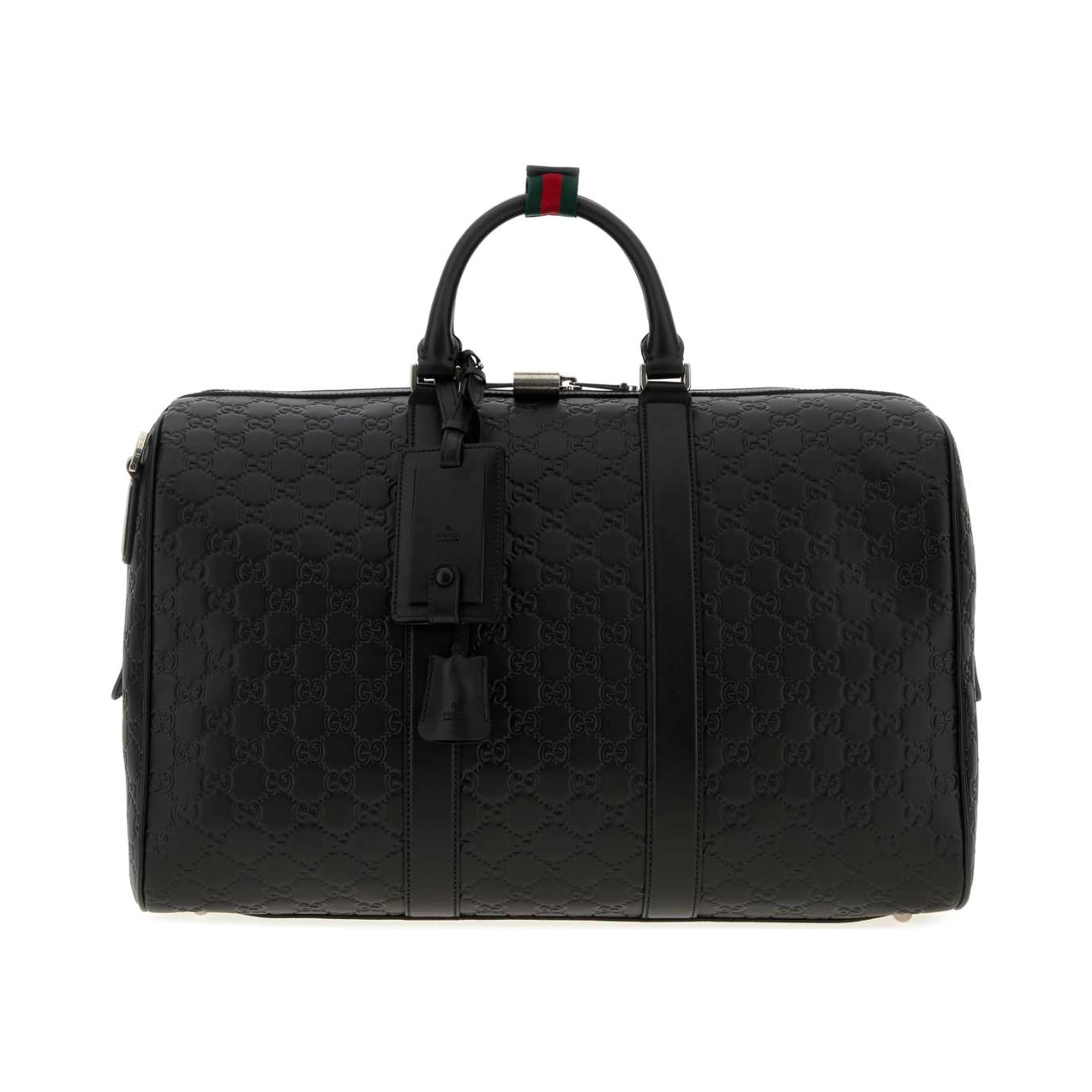 DUFFLE WITH SHOULDER, ADDRESS AND KEYS TAG, PADLOC