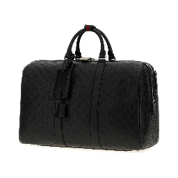 DUFFLE WITH SHOULDER, ADDRESS AND KEYS TAG, PADLOC