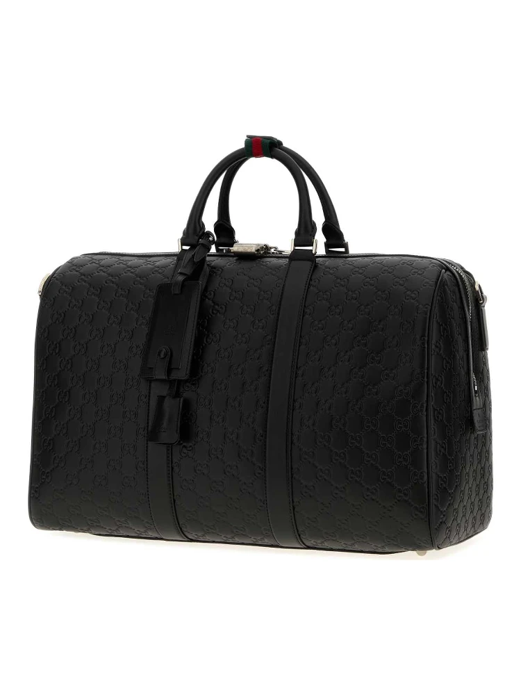 DUFFLE WITH SHOULDER, ADDRESS AND KEYS TAG, PADLOC alternative