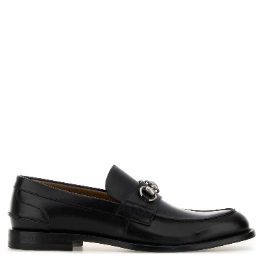 LEATHER UPPER AND SOLE MOCCASIN