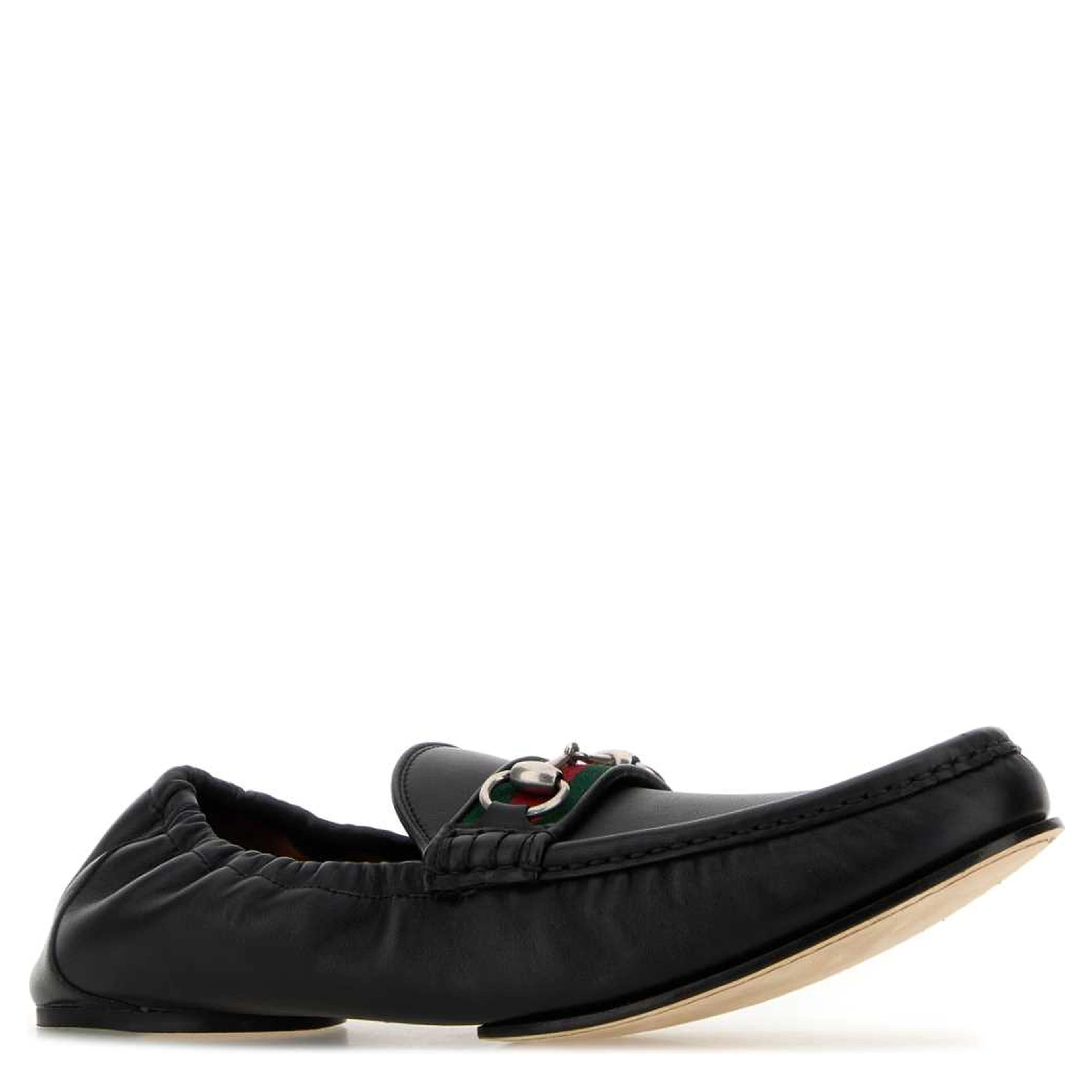 LEATHER UPPER AND SOLE MOCCASIN