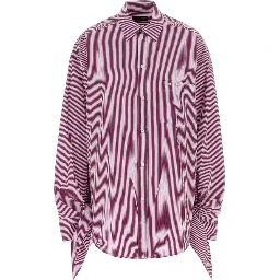 KNOTTED CUFF BLOUSE