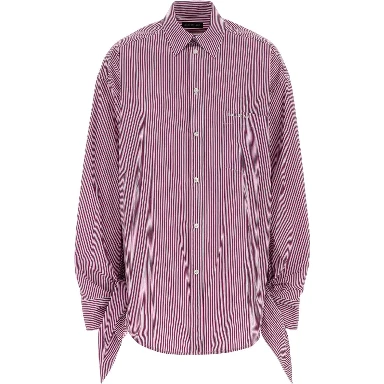 KNOTTED CUFF BLOUSE