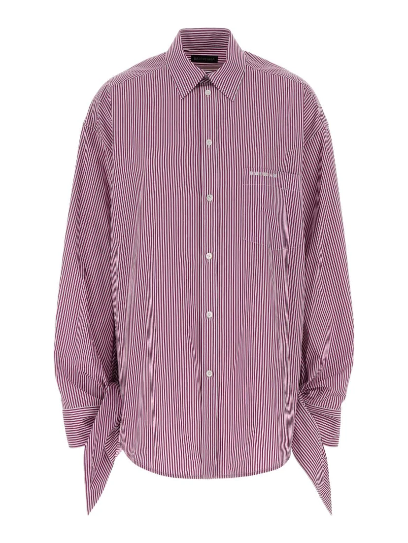 KNOTTED CUFF BLOUSE
