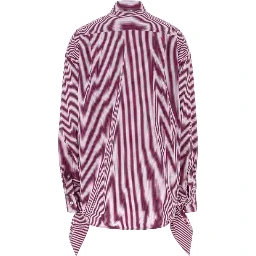 KNOTTED CUFF BLOUSE