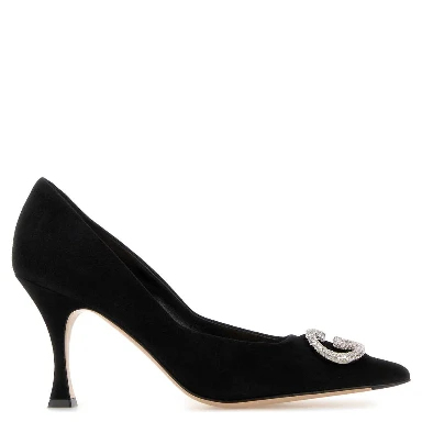 LEATHER UPPER AND SOLE PUMP