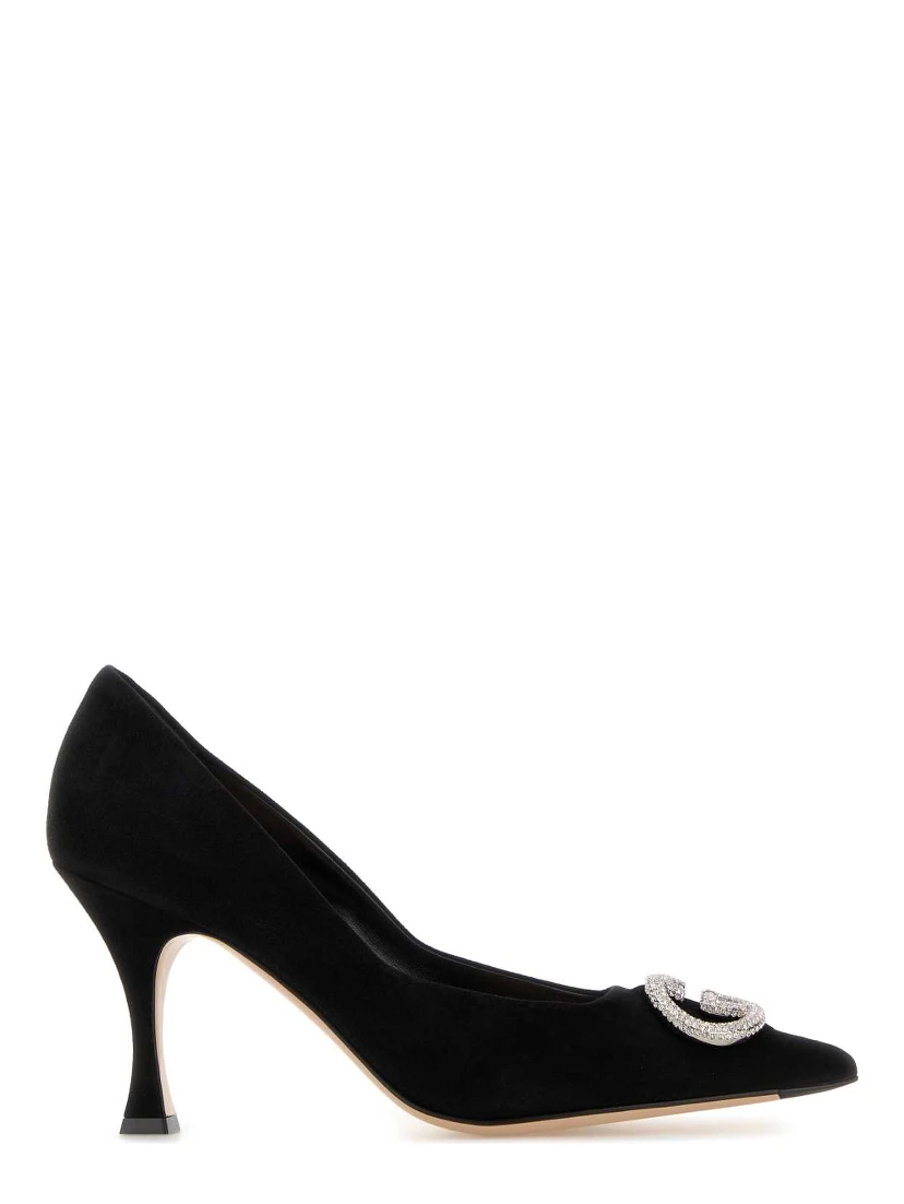 LEATHER UPPER AND SOLE PUMP