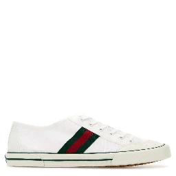 FABRIC UPPER AND RUBBER SOLE SNEAKER
