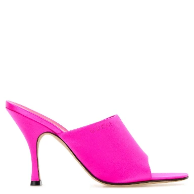 FABRIC UPPER AND LEATHER SOLE SANDAL