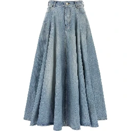 GODET MAXI SKIRT