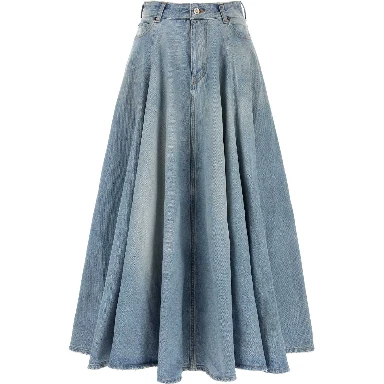 GODET MAXI SKIRT