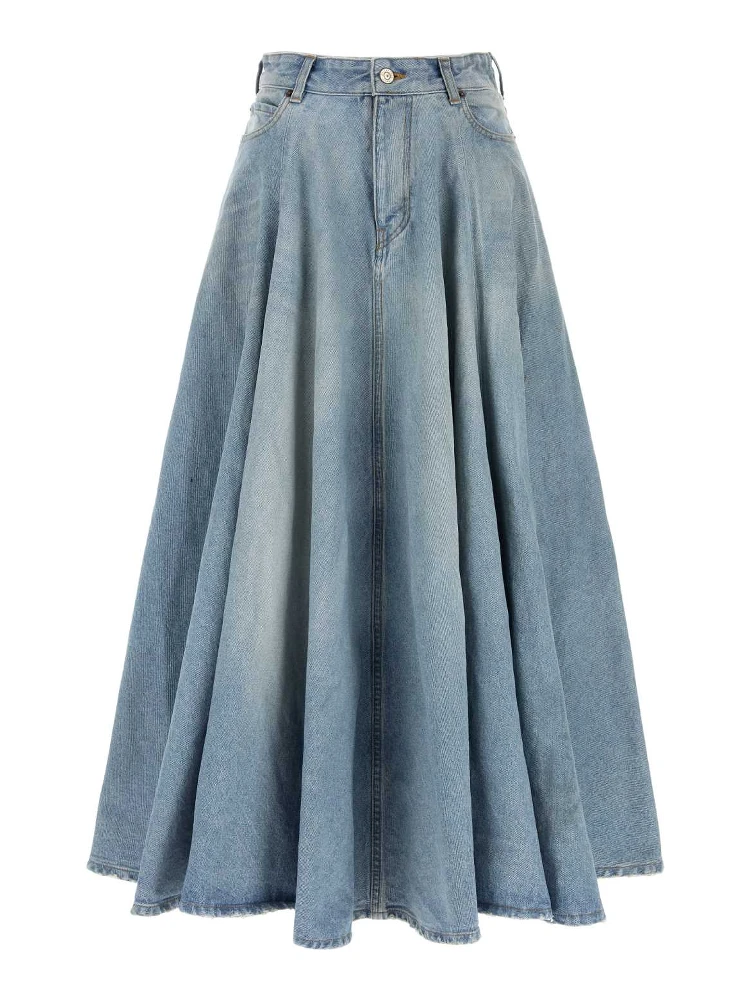 GODET MAXI SKIRT