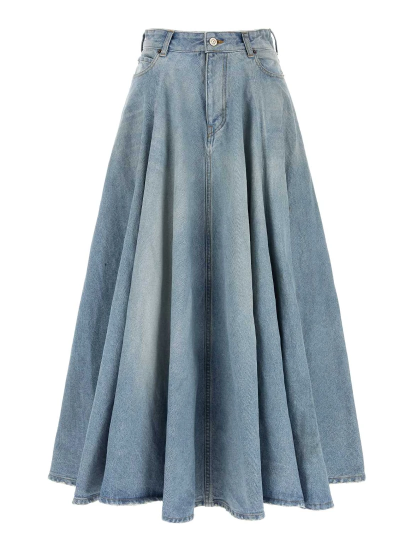 GODET MAXI SKIRT