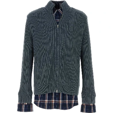 LAYERED ZIP SWEATER