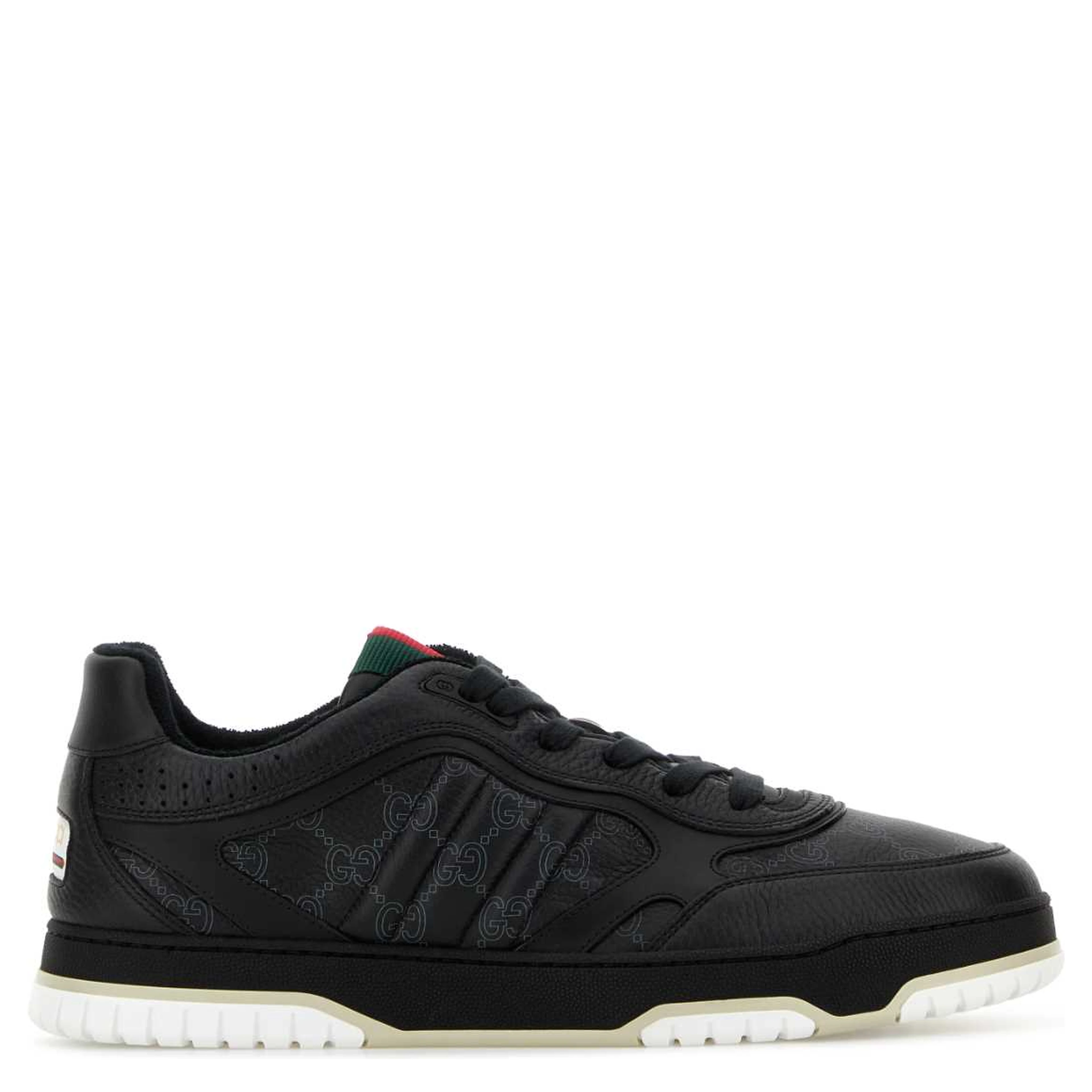 LEATHER UPPER AND RUBBER SOLE SNEAKER