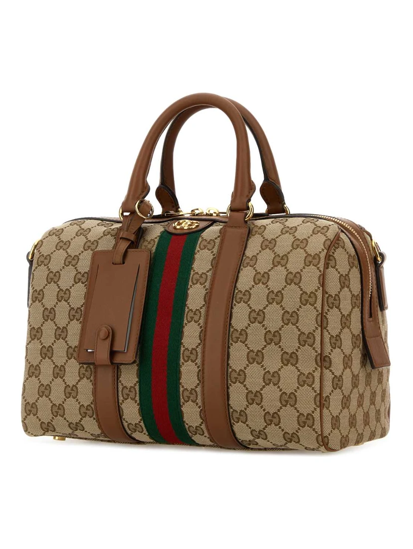 HANDBAG WITH REMOVABLE ADDRESS HOLDER AND SHOULDER