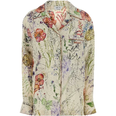 PUFF SLV LACE SHIRT