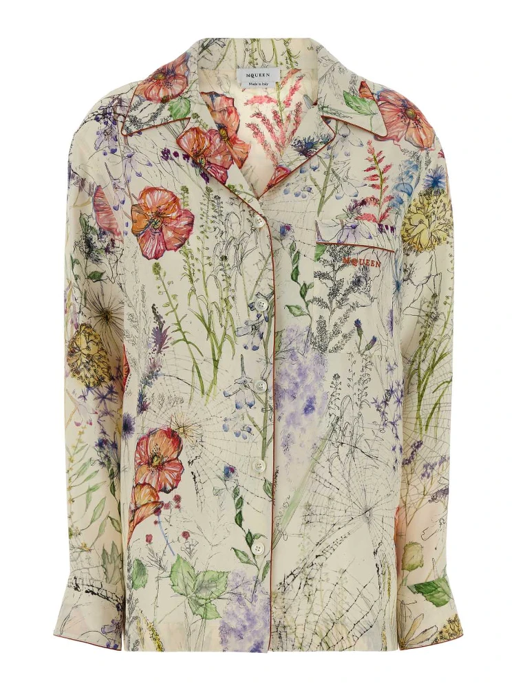 PUFF SLV LACE SHIRT