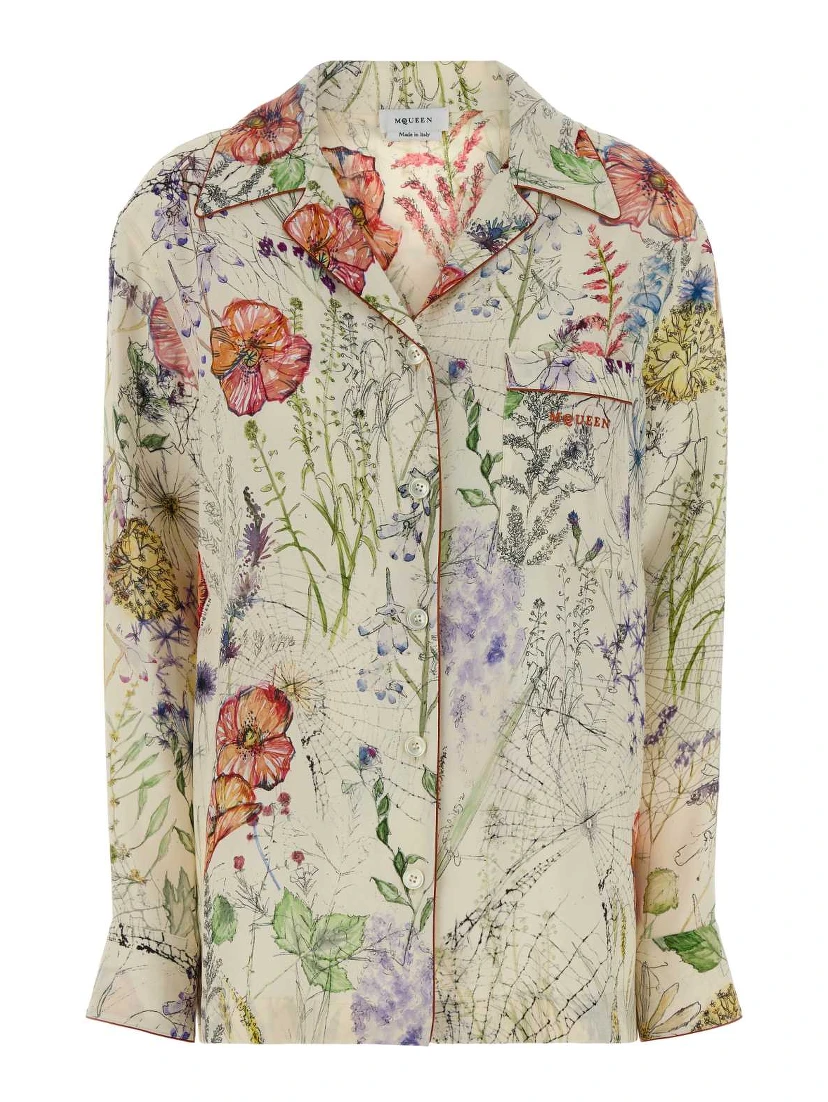 PUFF SLV LACE SHIRT