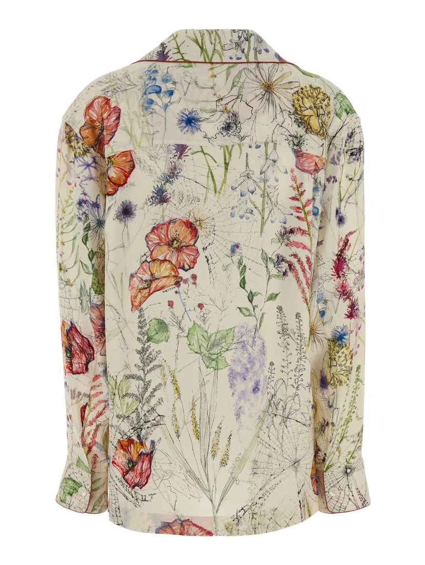 PUFF SLV LACE SHIRT