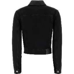 DENIM JKT COLLETTO SUEDE INTRECCIO