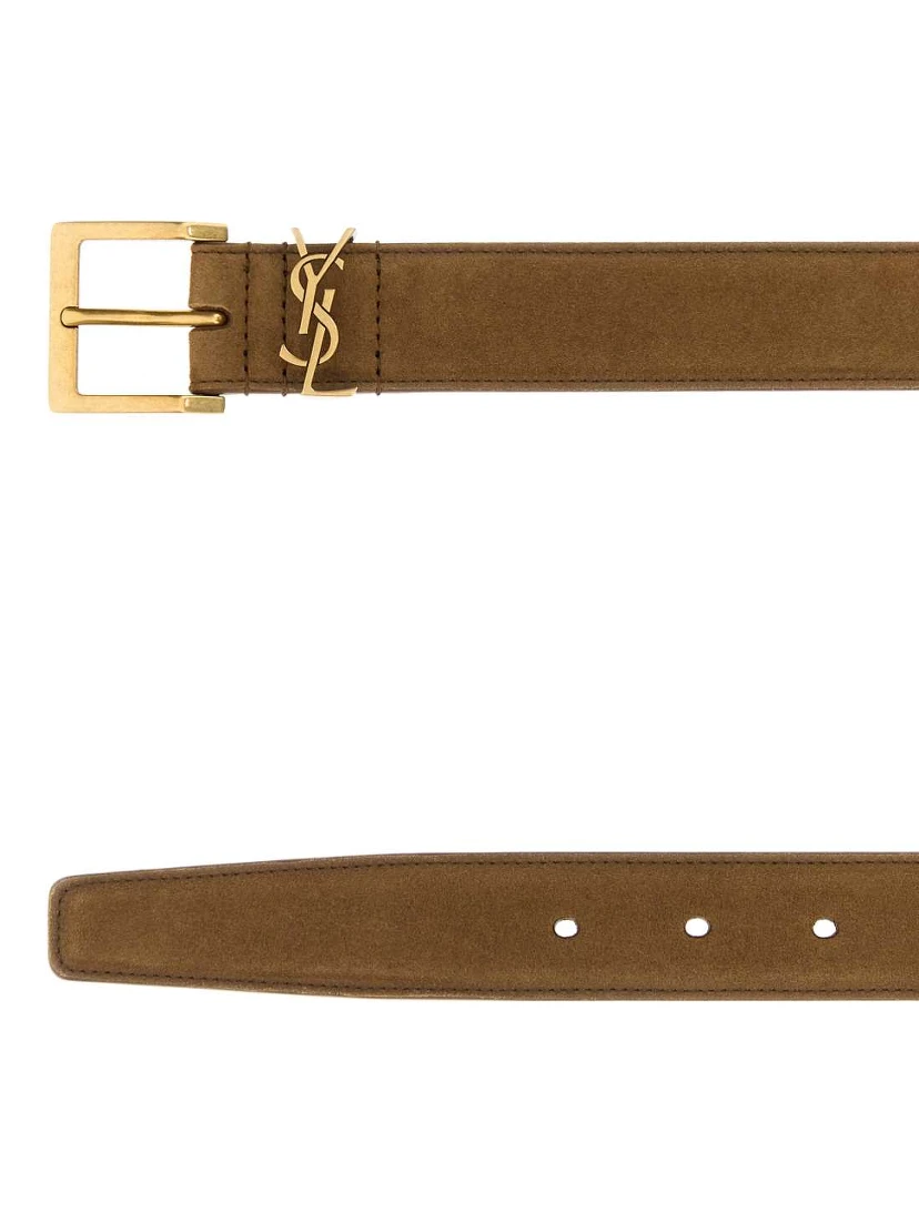 YSL CINTURA W_HARLEY SUEDE LAM