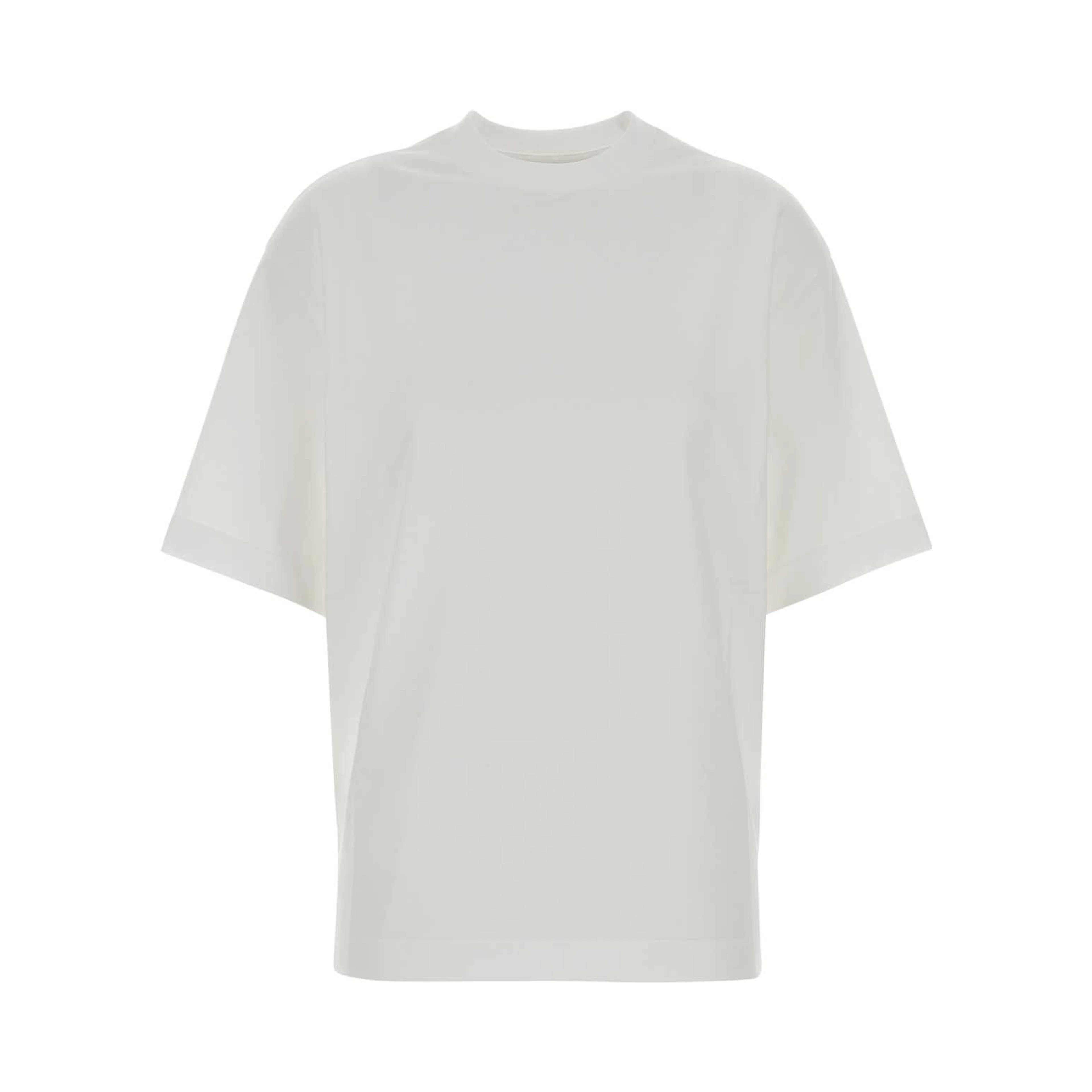 TSHIRT BIANCA TRIANGOLO DIETRO