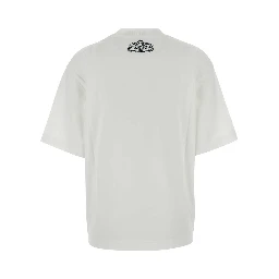 TSHIRT BIANCA TRIANGOLO DIETRO