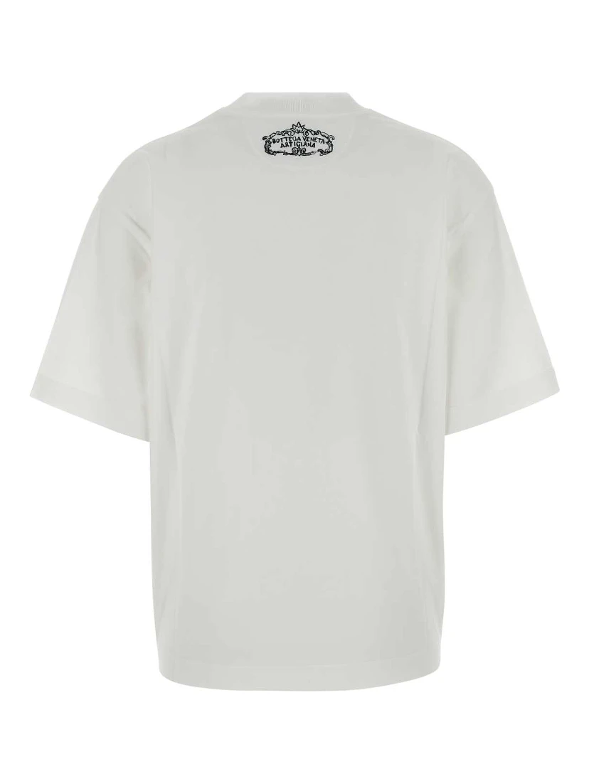 TSHIRT BIANCA TRIANGOLO DIETRO
