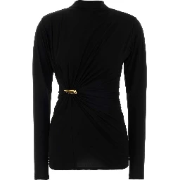TOP NERO GIOIELLO ORO