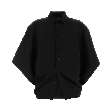 CAMICIA NERA MANICA RAGLAN