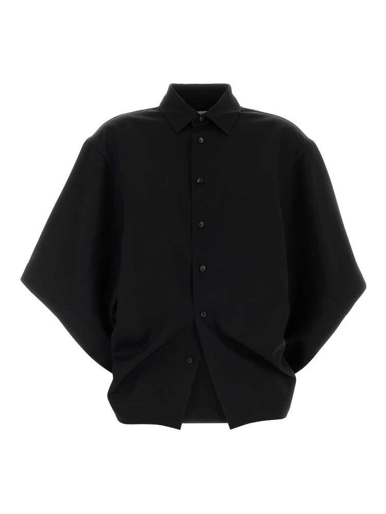 CAMICIA NERA MANICA RAGLAN
