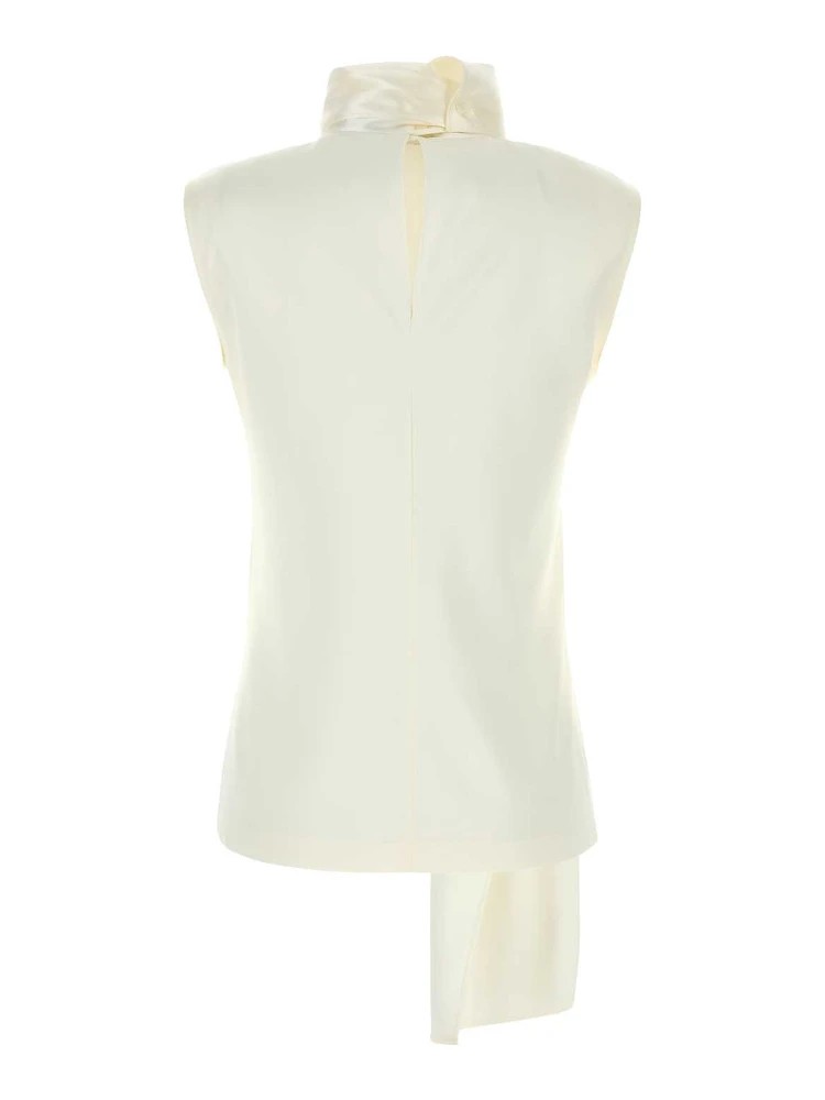 TOP SCARF SILK WHITE alternative