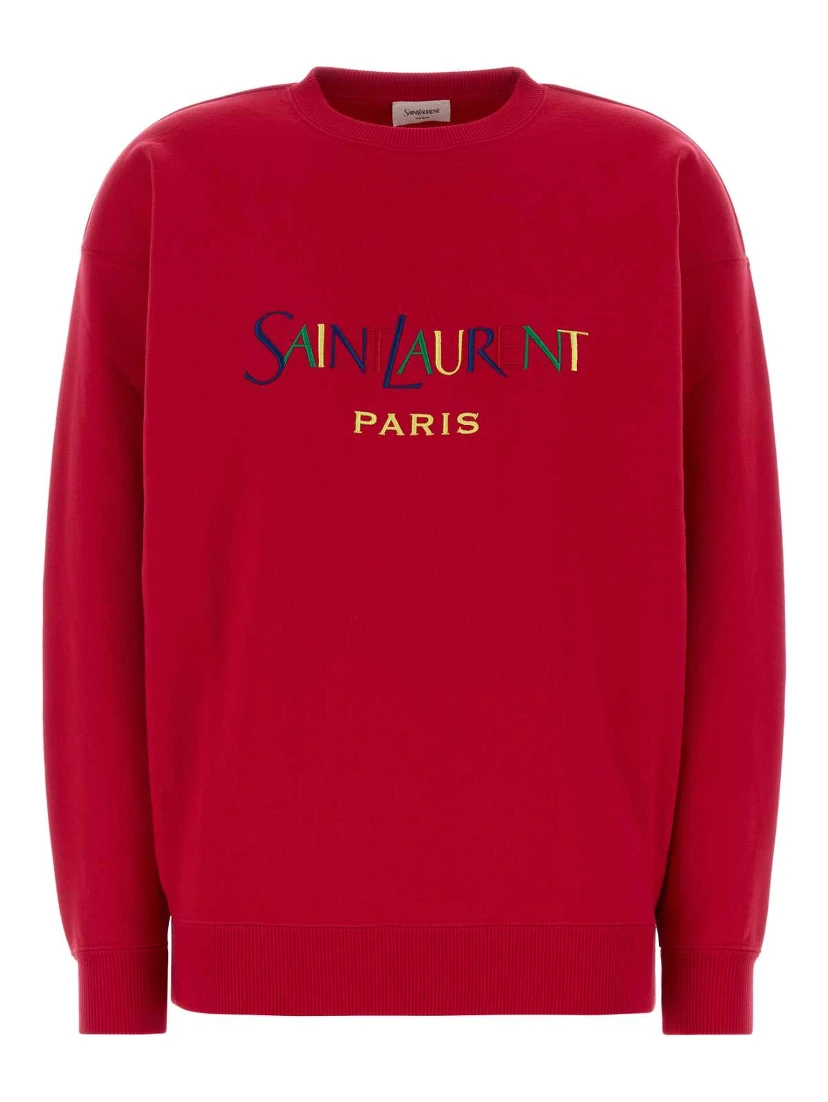 SWEAT COL ROND BRODE