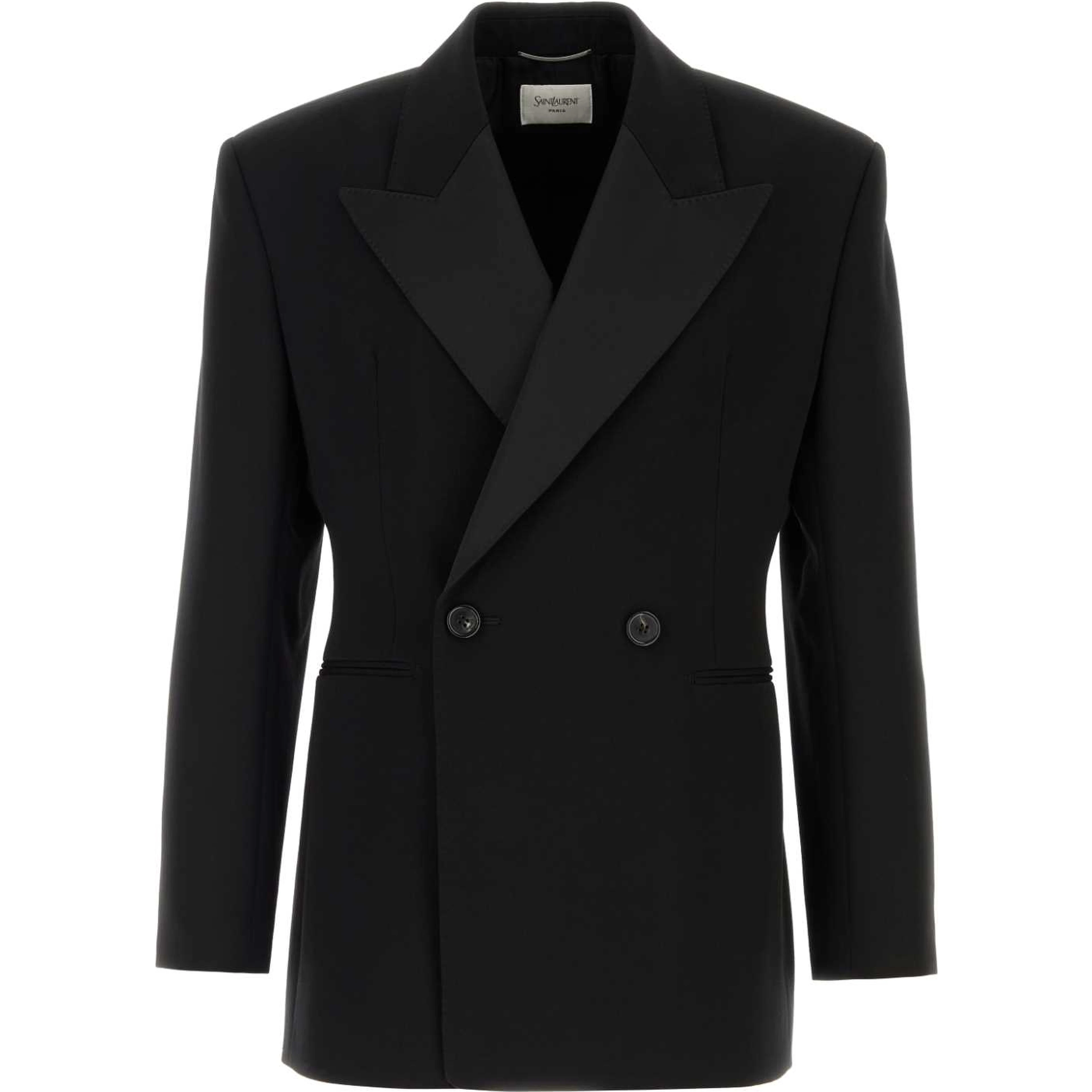 VESTE CROISE'E GRAIN DE POUDRE