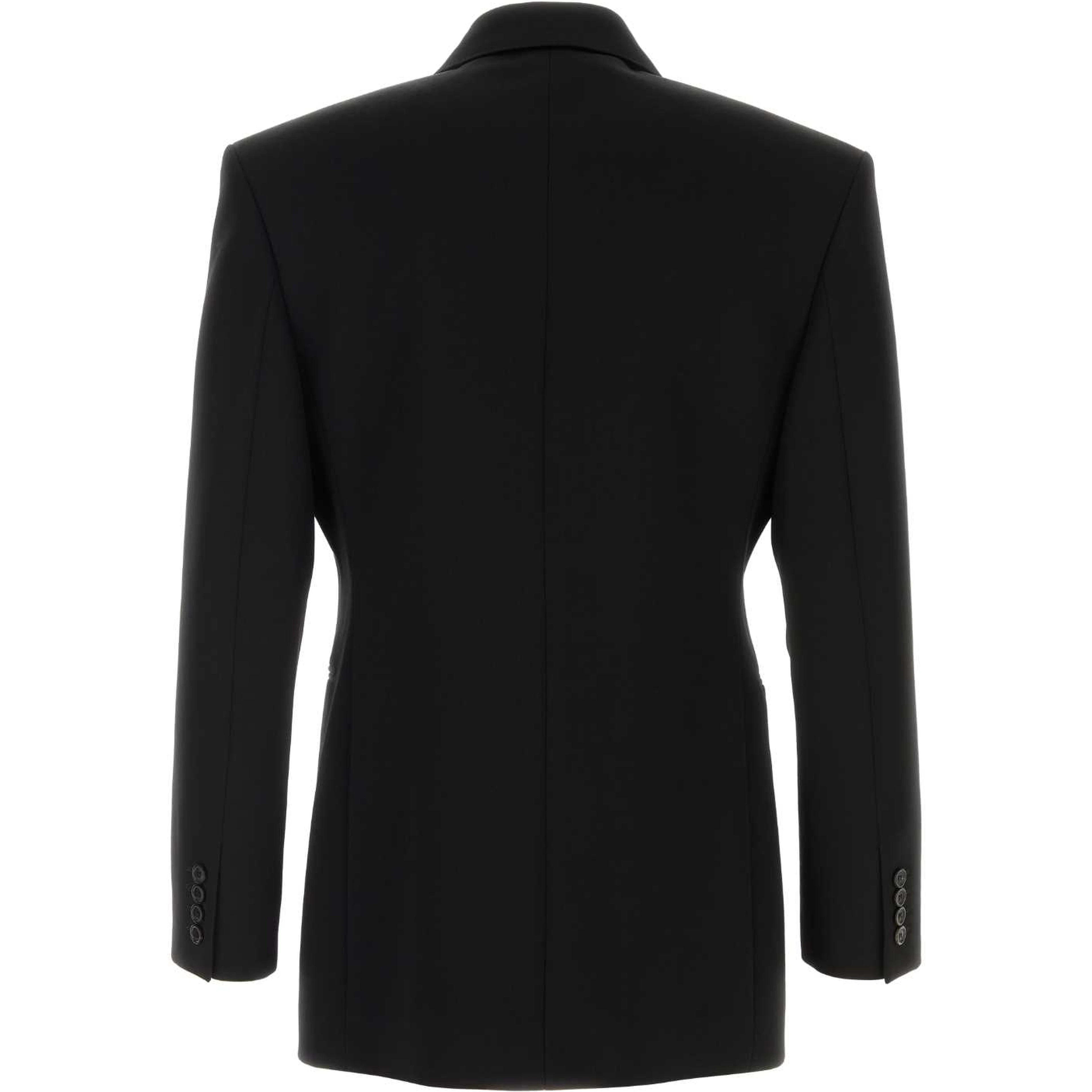 VESTE CROISE'E GRAIN DE POUDRE