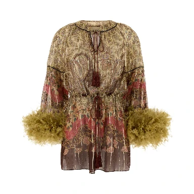 TOP WITH FEATHERS | MOSSI