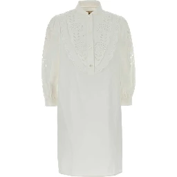 EMBROIDERED MINI DRESS |