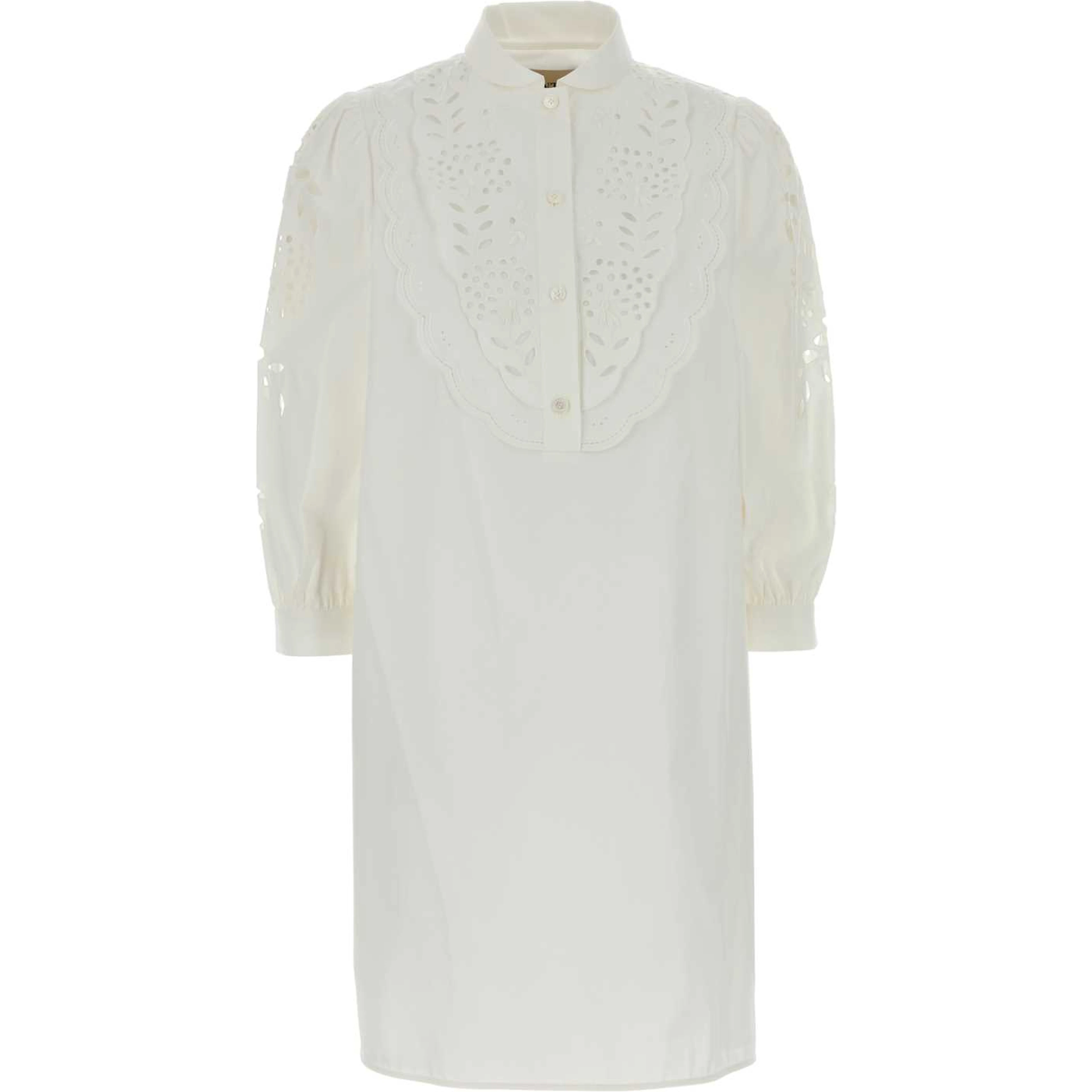EMBROIDERED MINI DRESS |